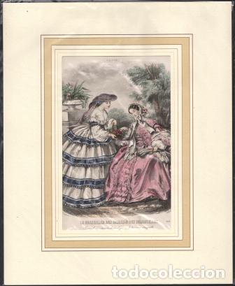 Art: LITOGRAFIA DE MODA. LE CONSEILLER DES DAMES & DES DEMOISELLES. 1857 G-MODA-072