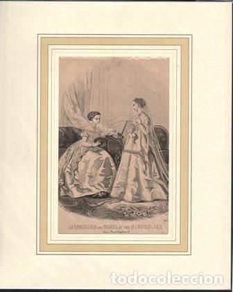 Art: LITOGRAFIA DE MODA. LE CONSEILLER DES DAMES & DES DEMOISELLES. 1867 G-MODA-082