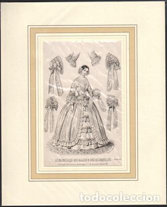 Art: LITOGRAFIA DE MODA. LE CONSEILLER DES DAMES & DES DEMOISELLES. 1857 G-MODA-093