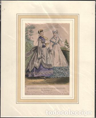 Art: LITOGRAFIA DE MODA. LE CONSEILLER DES DAMES & DES DEMOISELLES. 1867 G-MODA-094
