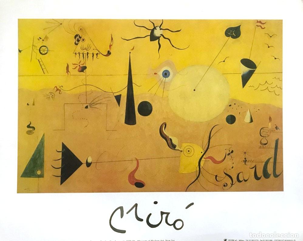 Arte: Joan MIR&Oacute;, Cartel litografico - Foto 1