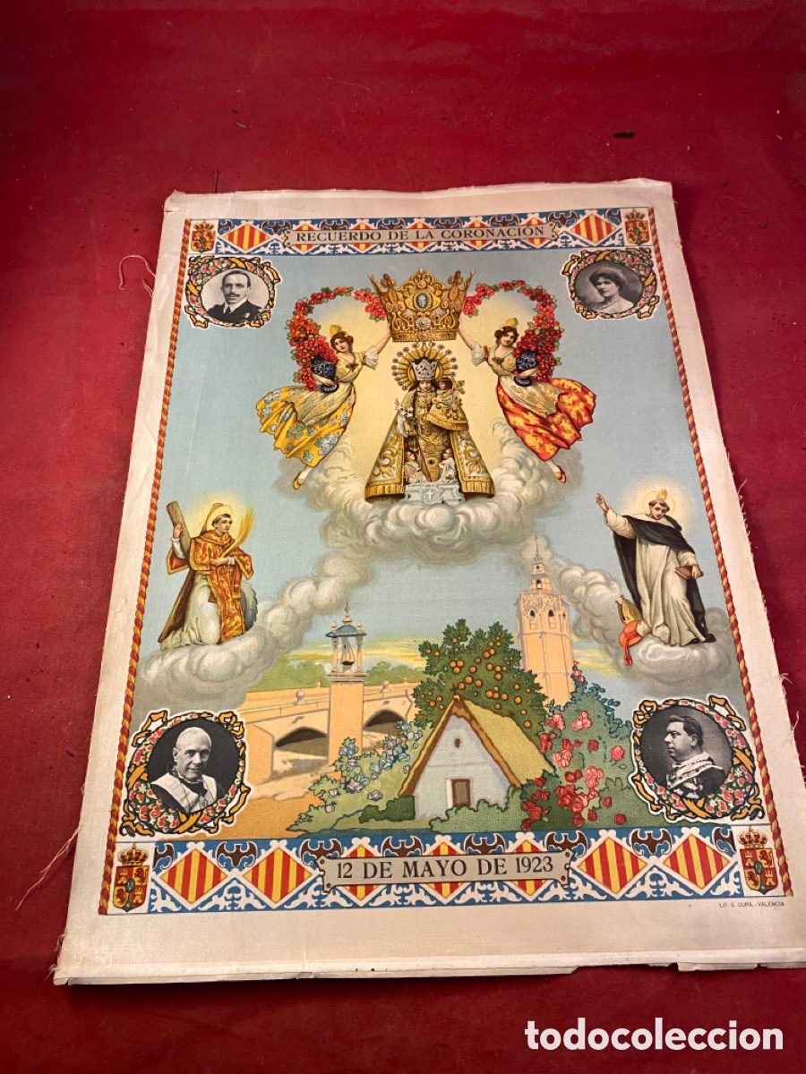 Art: RECUERDO DE LA CORONACI&Oacute;N 12 DE MAYO DE 1923. LIT S. DURAN VALENCIA