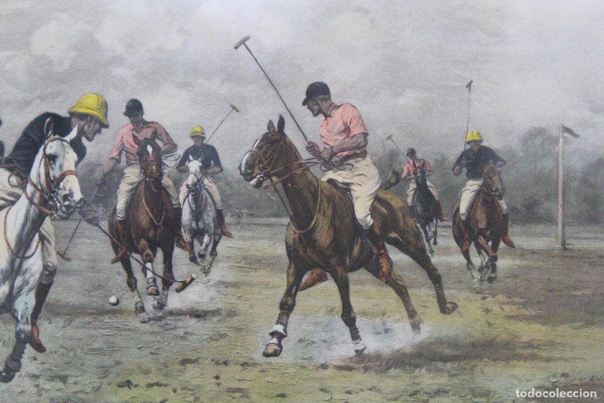 Arte: &laquo;A Backhander stops a rush&raquo;, George Wright, h. 1925 - Litograf&iacute;a - E. W. Savory Ltd., Bristol - Foto 4