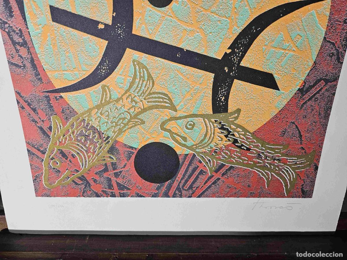 Arte: LITOGRAFIA SERIE HOROSCOPS PISCIS THARRATS - Foto 3
