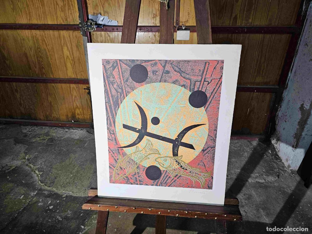 Arte: LITOGRAFIA SERIE HOROSCOPS PISCIS THARRATS - Foto 6