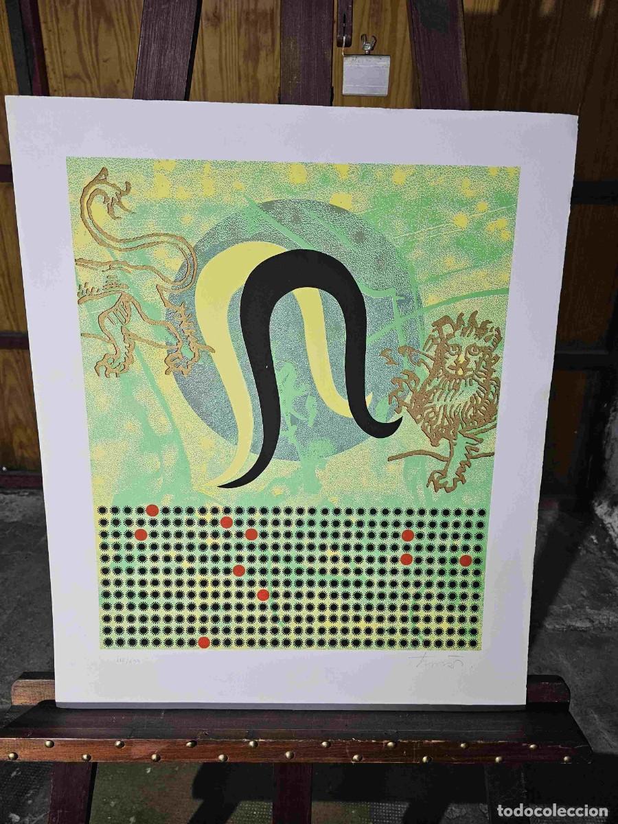 Arte: LITOGRAFIA SERIE HOROSCOPS LLEO THARRATS - Foto 1