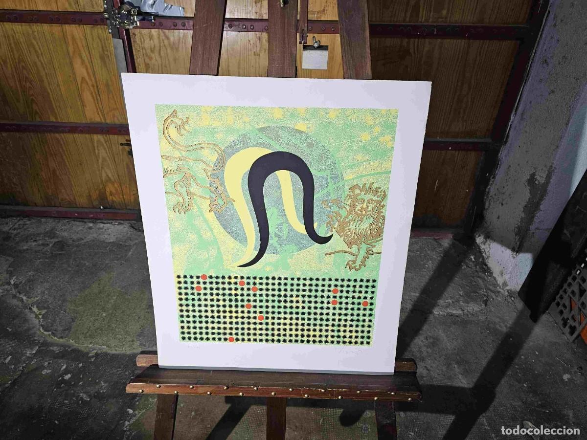 Arte: LITOGRAFIA SERIE HOROSCOPS LLEO THARRATS - Foto 2