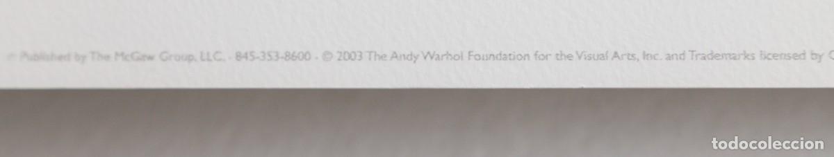 Arte: ANDY WARHOL - CAMPBELLS SOUP CUP - GICL&Eacute;E - Foto 9