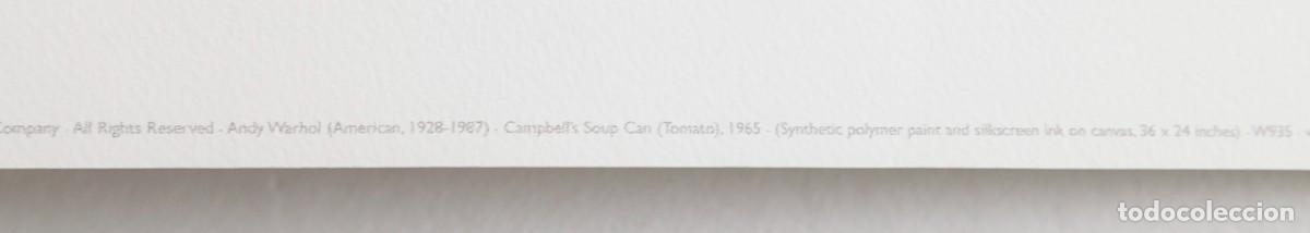 Arte: ANDY WARHOL - CAMPBELLS SOUP CUP - GICL&Eacute;E - Foto 10