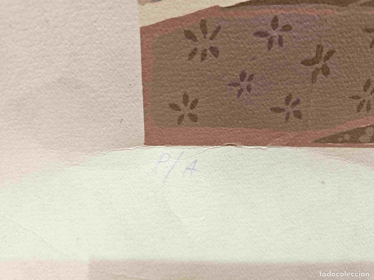 Arte: LITOGRAFIA MUCHACHA DE GUTIERREZ MONTIEL - Foto 5
