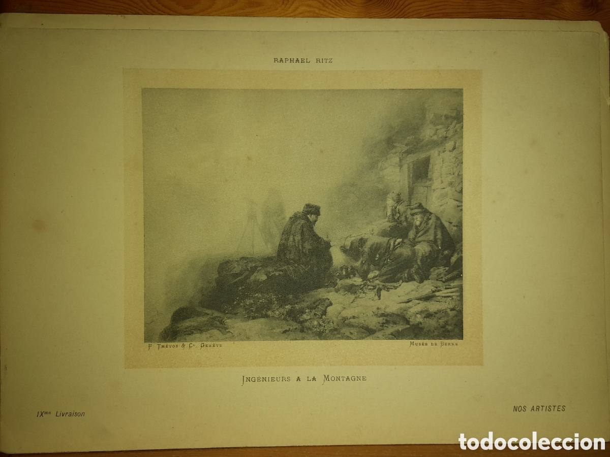 Arte: RAPHAEL RITZ F.Taivo & DEREVA INGENIEURS A LA MONTAGNE IX Livraison NOS ARTISTES LITOGRAFIA? UNICA?