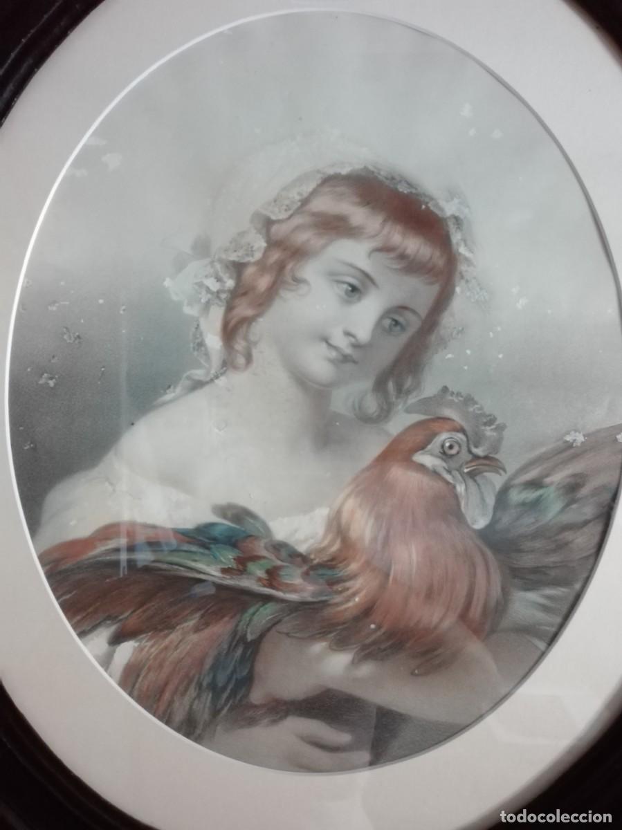 Arte: LITOGRAFIA circa 1890 - Foto 2
