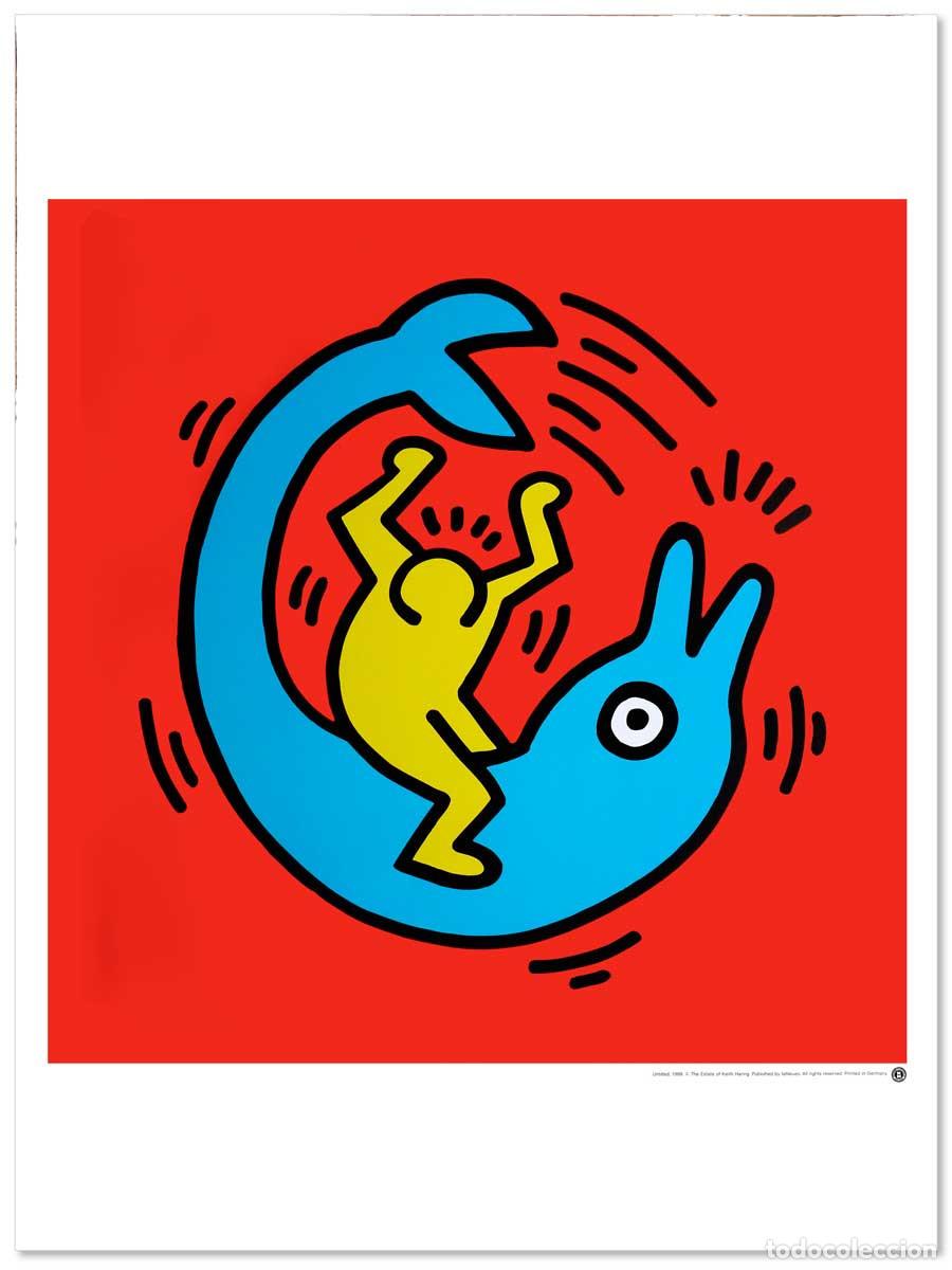 Arte: KEITH HARING. UNTITLED 1989. 80x60 - Foto 2