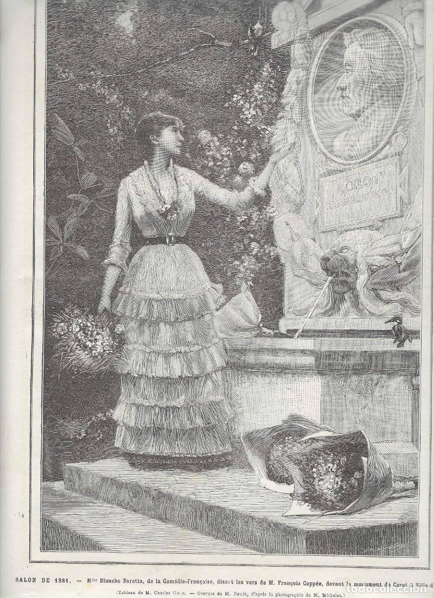 Arte: blanche baretta y monumento a Corot - Foto 1