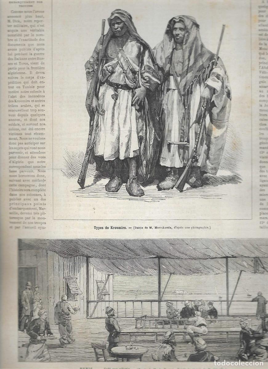 Arte: PERSONAS DE TUNEZ 1881 - Foto 2