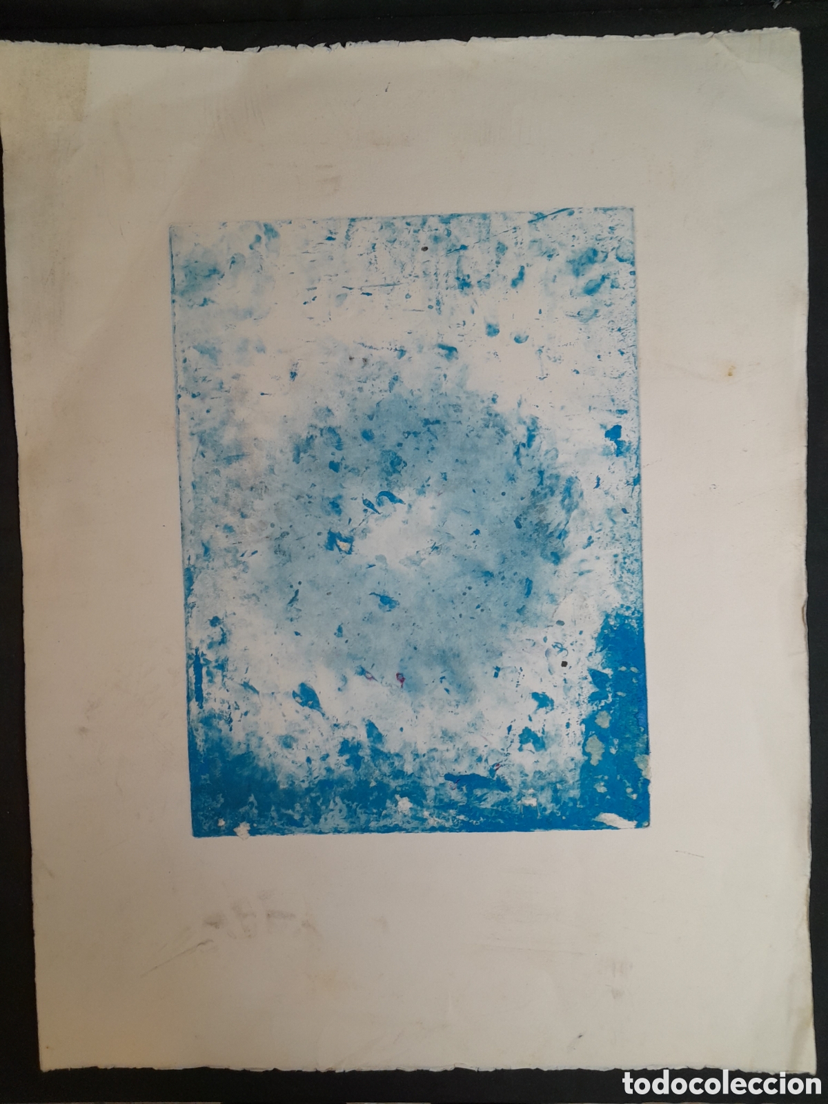 Arte: LITOGRAFIA. COMPOSICI&Oacute;N ABSTRACTA. - Foto 1