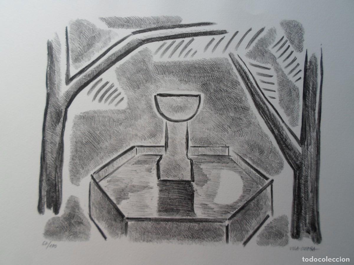 Kunst: Josep Vila Sierra (Barcelona) litog 1977 de 29x23 en 46x34cms firma mano y 67/100