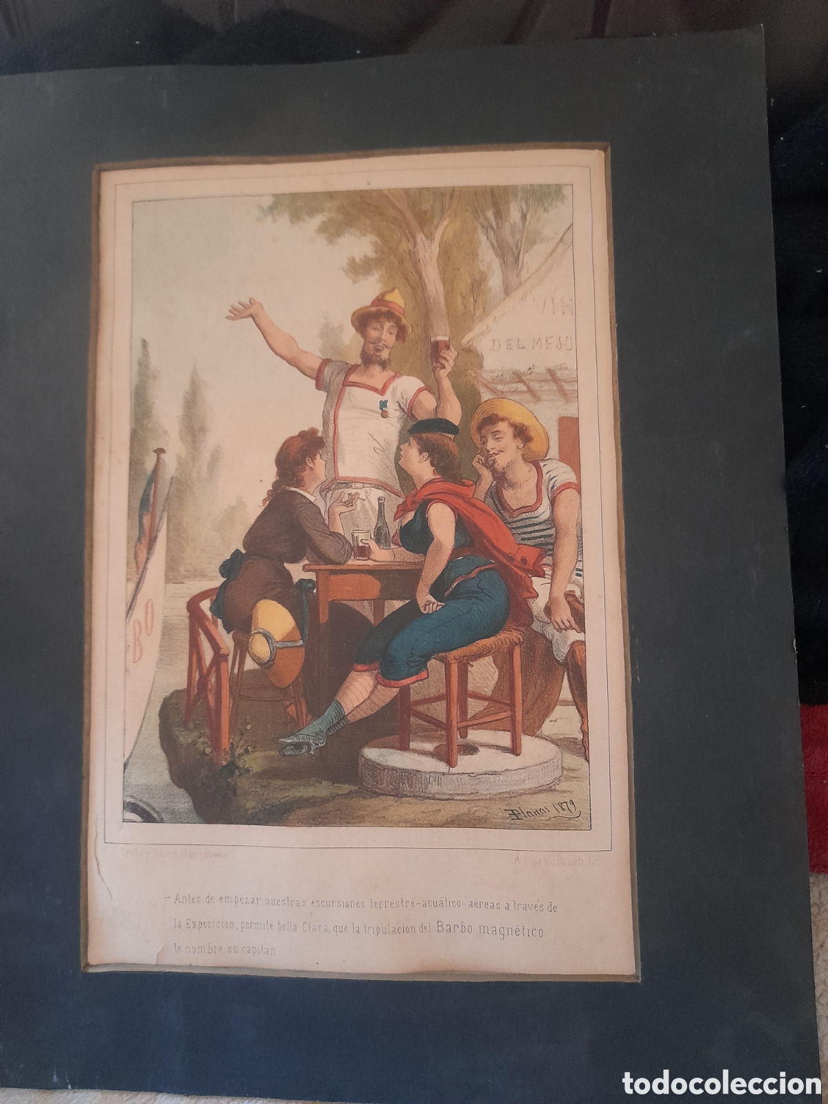 Art: Antigua litograf&iacute;a de Trilla y Sierra, Barcelona