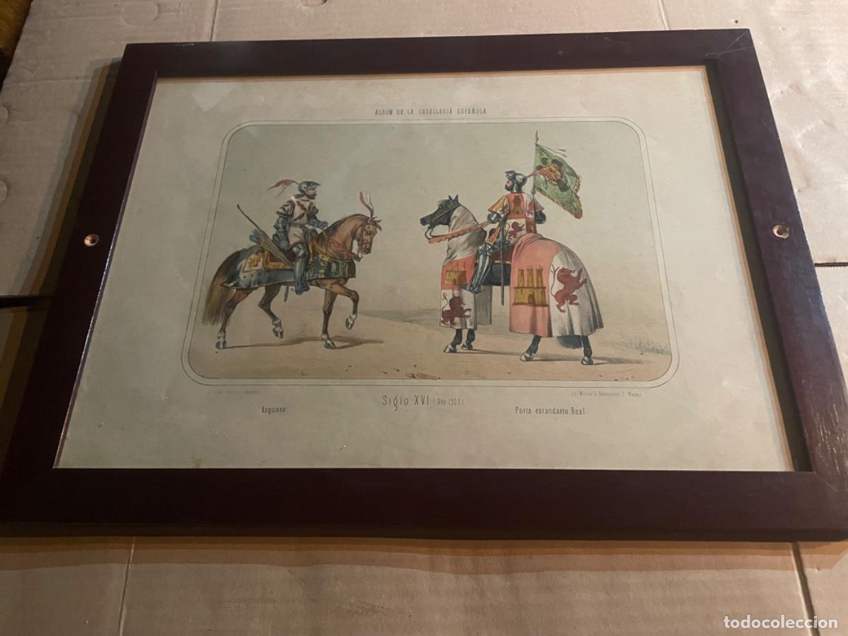 Arte: MC4- MILITAR - ANTIGUA LITOGRAF&Iacute;A ALBUM DE LA CABALLER&Iacute;A ESPA&Ntilde;OLA S. XVI A&Ntilde;O 1503