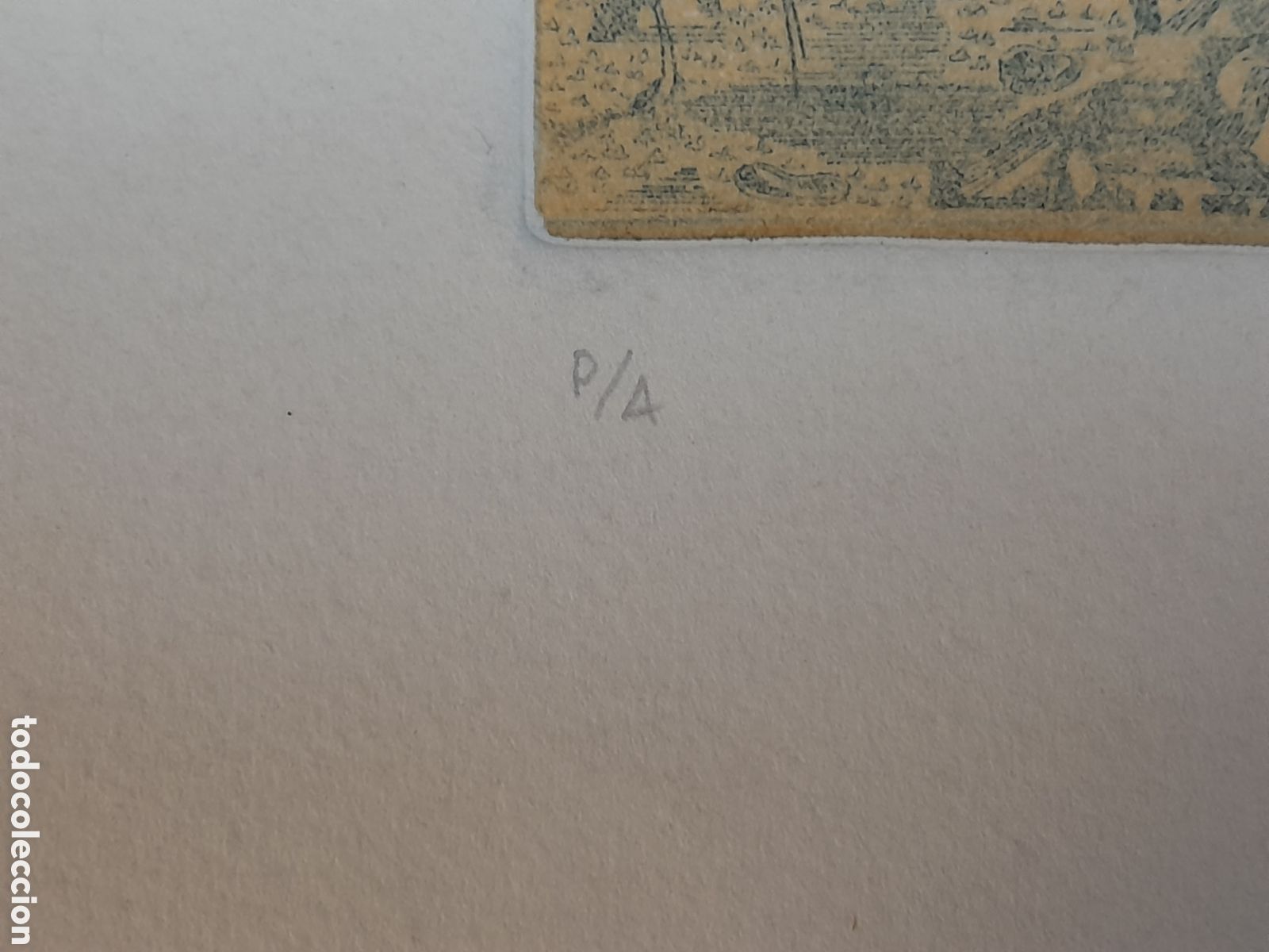 Arte: LITOGRAFIA. COMPOSICI&Oacute;N ABSTRACTA. - Foto 4