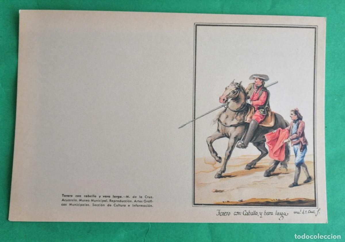 Arte: TORERO A CABALLO M DE LA CRUZ. ENVIO INCLUIDO.