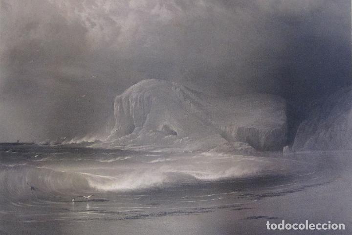 Arte: PLEMONT, JERSEY. 1847. LE CAPELAIN. LITOGRAFIA LOUIS HAGHE. IMAGEN 36X54,5 CM. PAPEL 47X63,5 CM