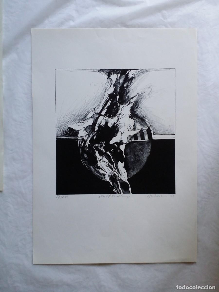 Arte: Litograf&iacute;a firmada y numerada / 1966 - Foto 2