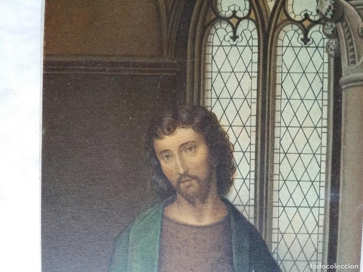 Arte: Hans Memling, litograf&iacute;a, 1878 - Foto 6