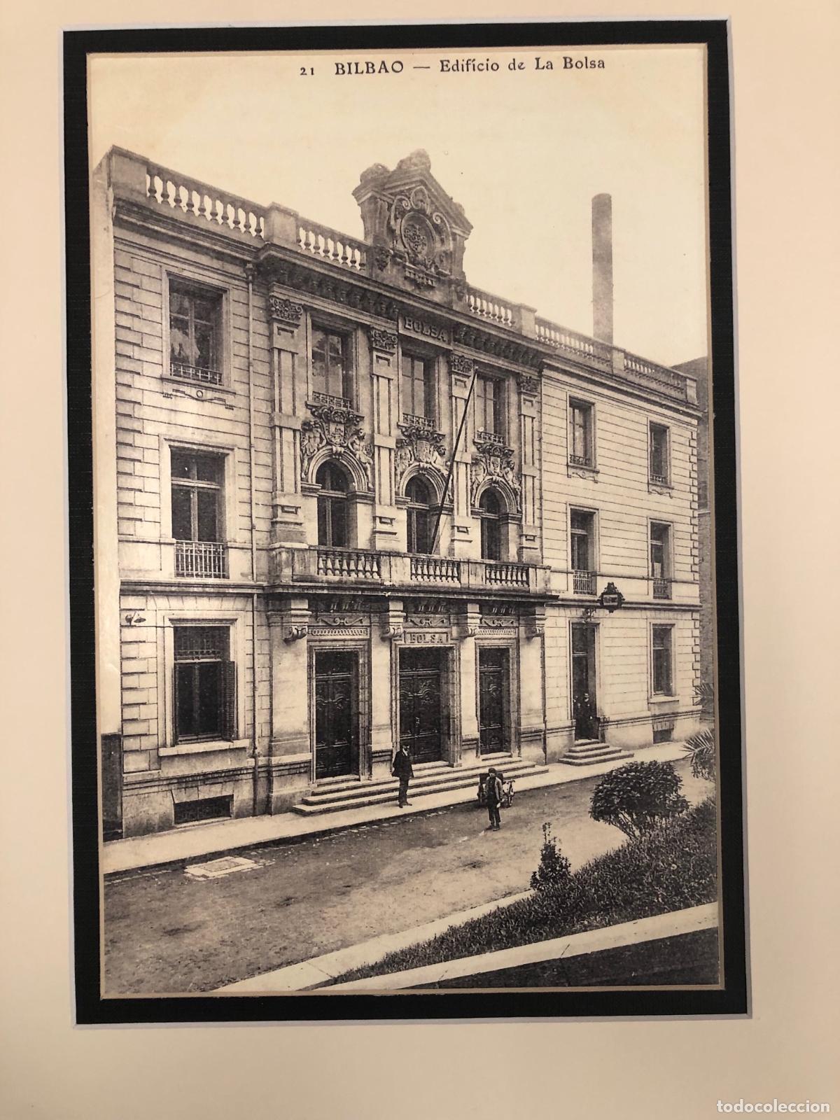 Arte: LITOGRAFIA BILBAO. EDIFICIO DE LA BOLSA. REPRODUCCION DE POSTAL. C. 2000 - Foto 2