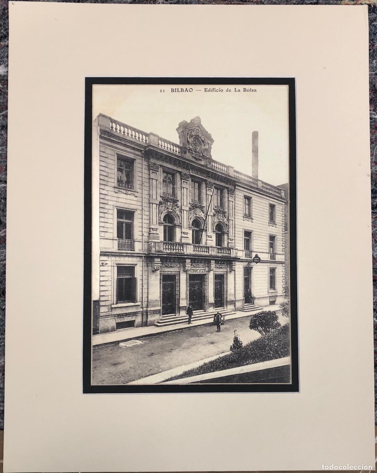 Arte: LITOGRAFIA BILBAO. EDIFICIO DE LA BOLSA. REPRODUCCION DE POSTAL. C. 2000 - Foto 1