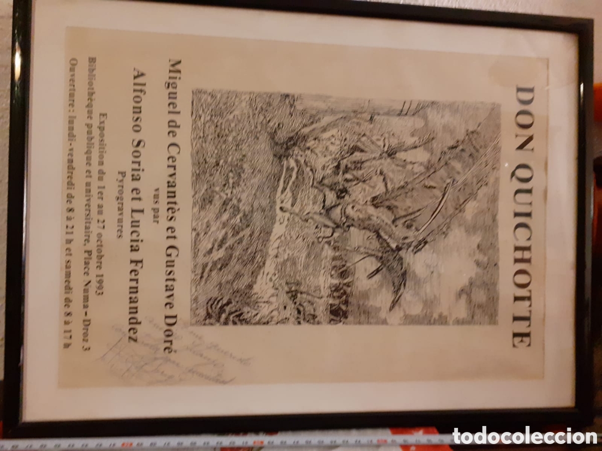 Arte: Gran litografia con Don Quijote - Foto 3