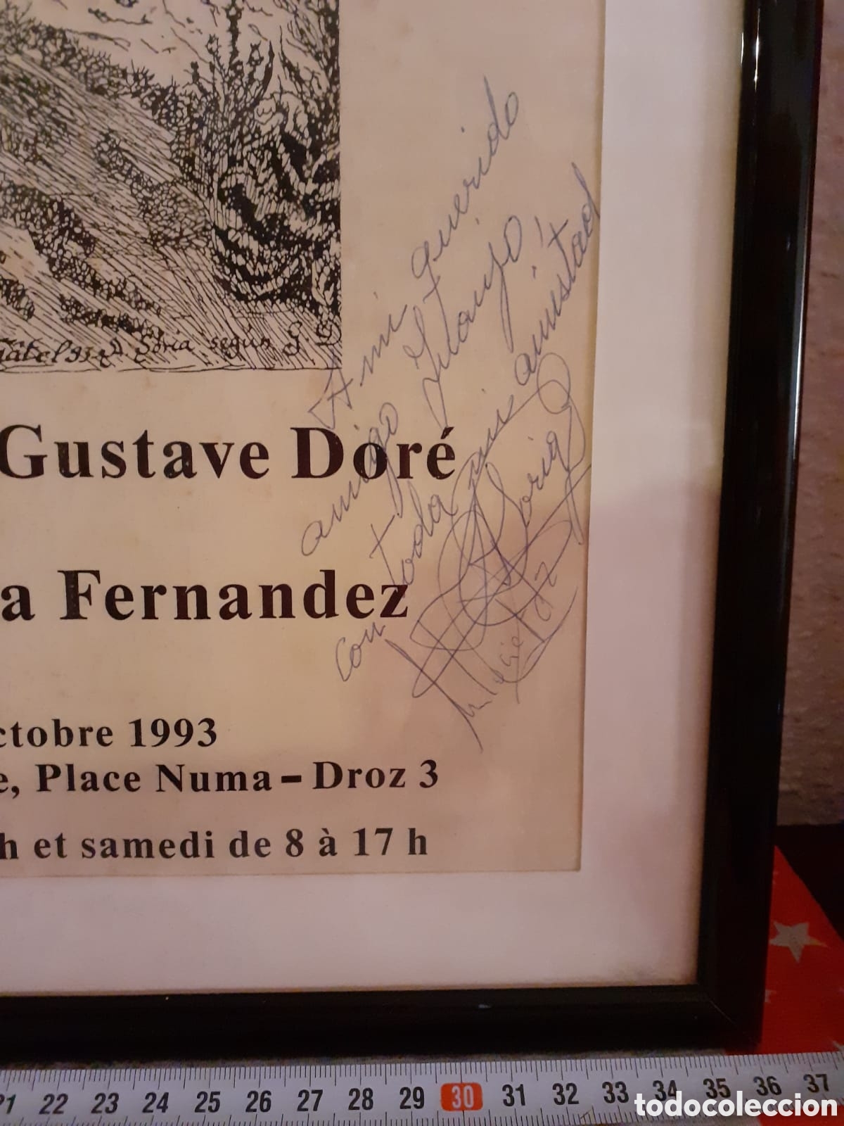 Arte: Gran litografia con Don Quijote - Foto 4