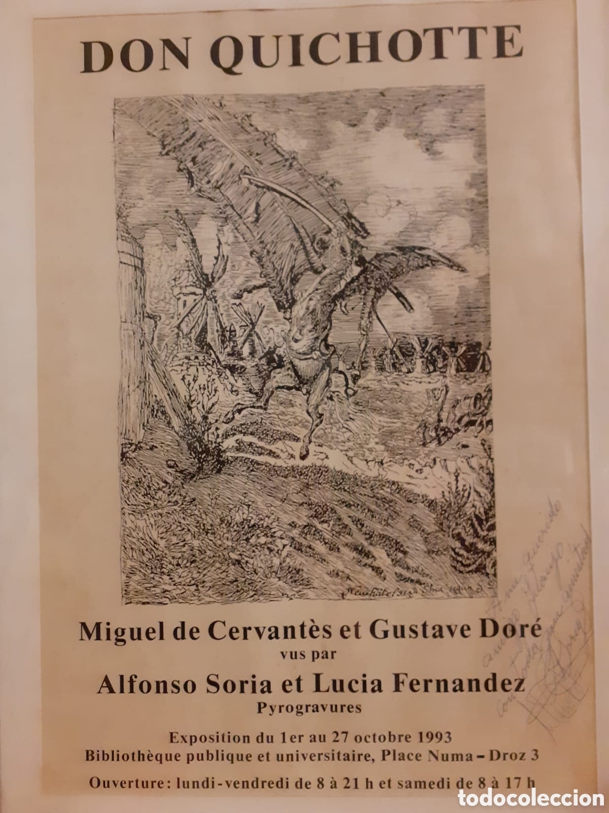 Art: Gran litografia con Don Quijote