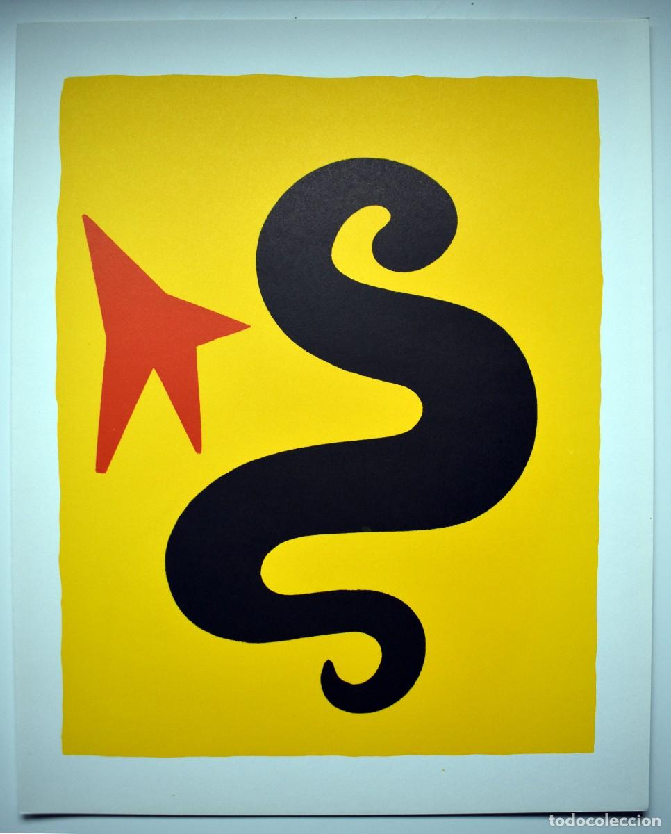 Arte: Alexander CALDER - Litograf&iacute;a DLM, 1971 - Foto 2