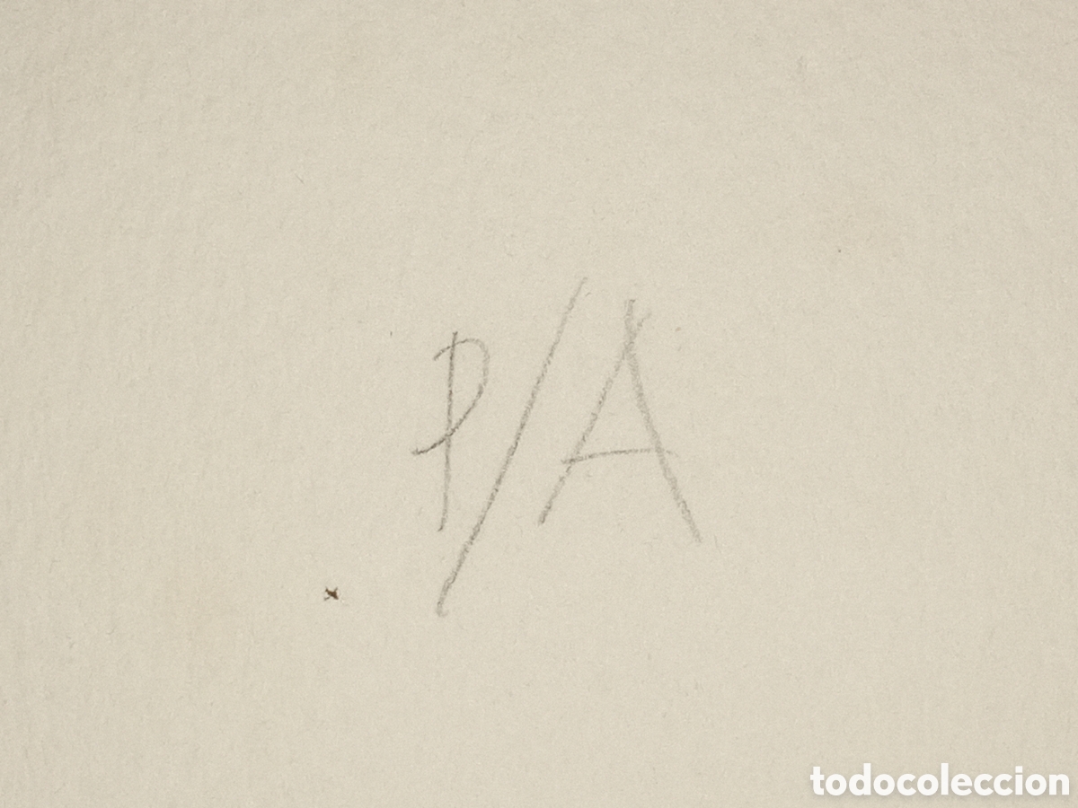 Arte: LITOGRAF&Iacute;A PRUEBA DE AUTOR DE ALFARO - Foto 5