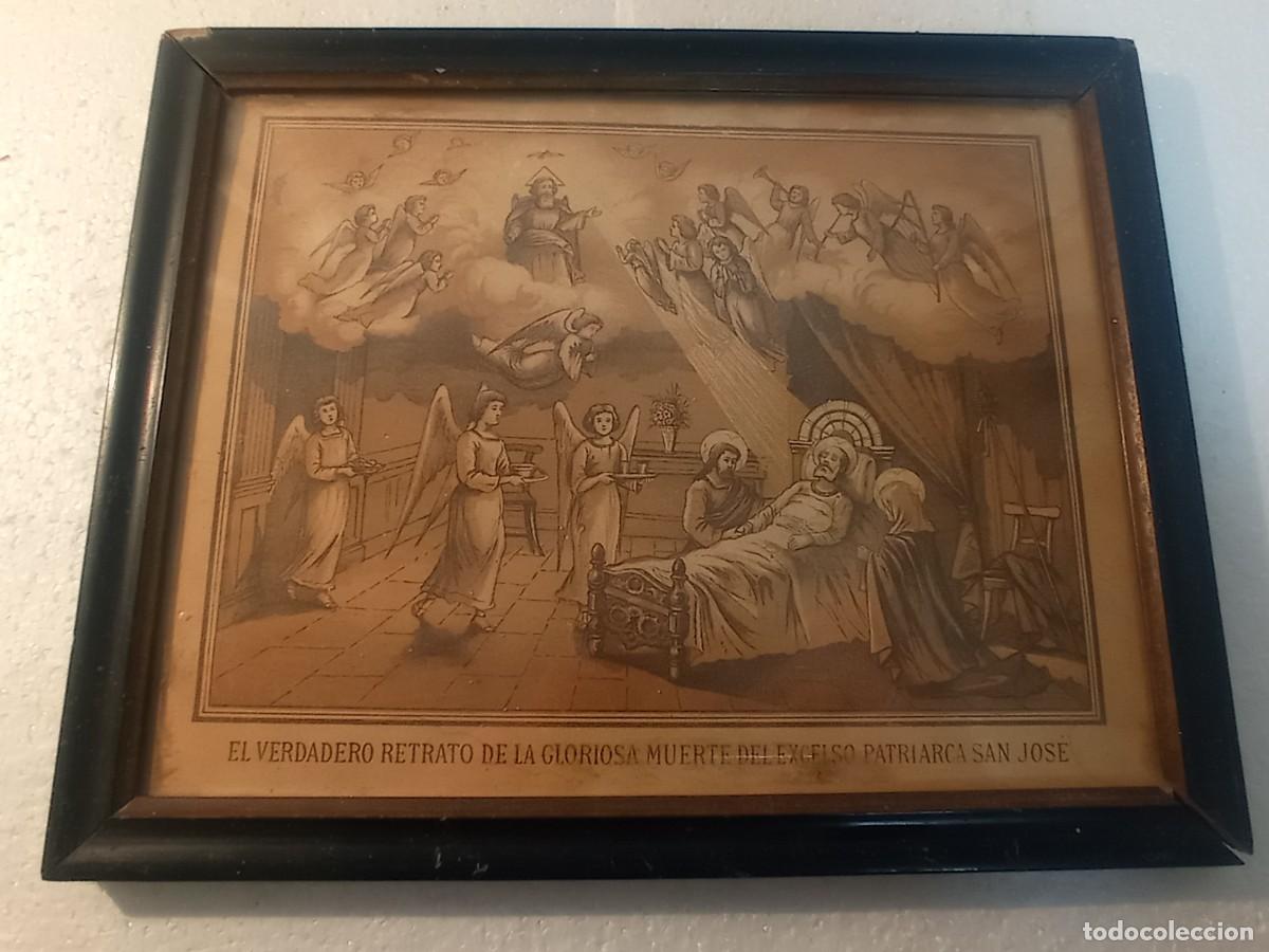 Arte: Verdadero retrato lo de la gloriosa muerte del patriarca San Jos&eacute;
