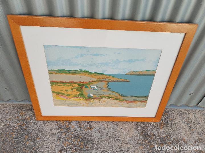 Arte: marina litografia firmada, 16/90