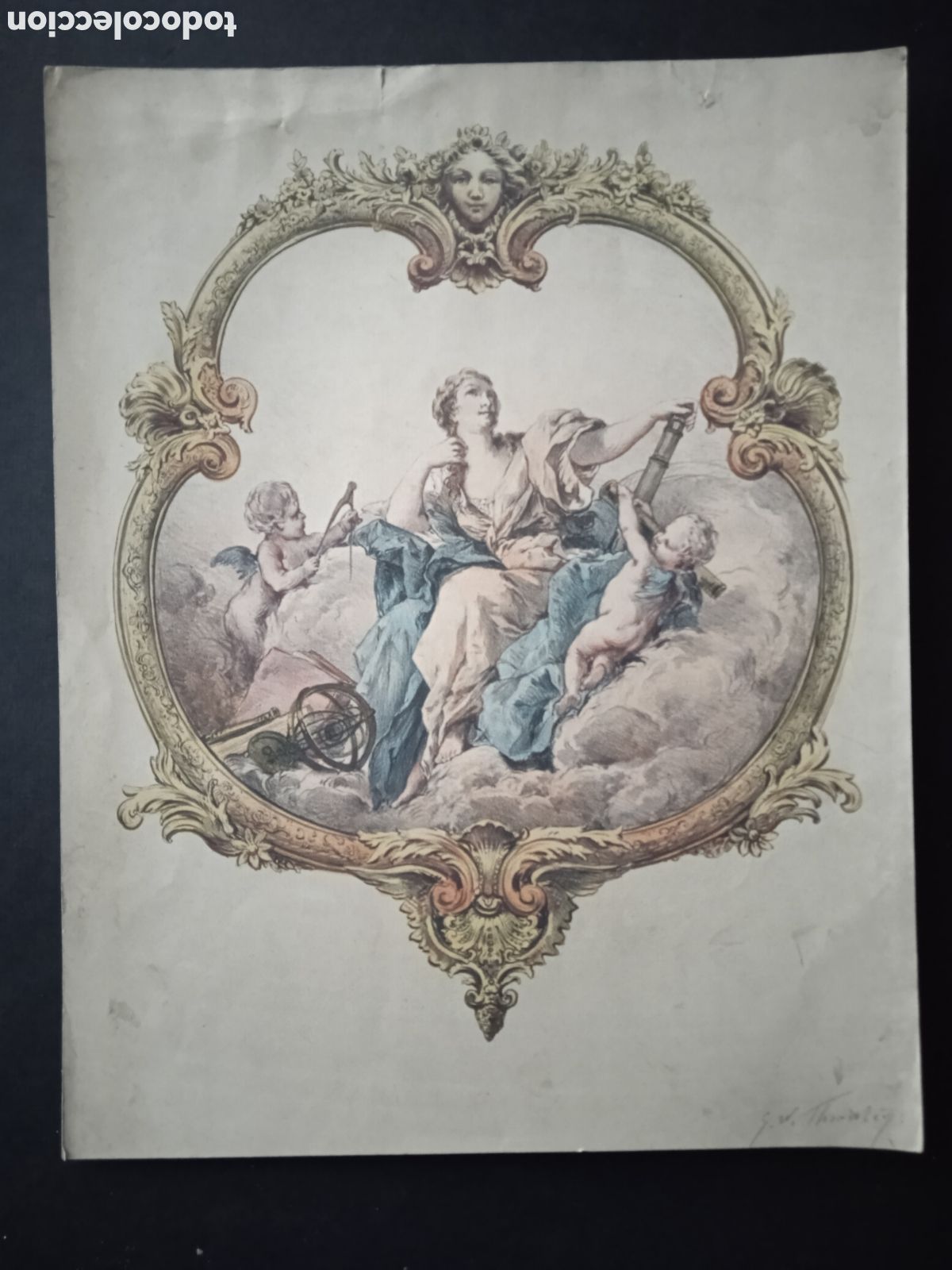 Arte: LITOGRAF&Iacute;A DE GEORGES WILLIAM THORNLEY 1857-1935. LA ASTRONOM&Iacute;A