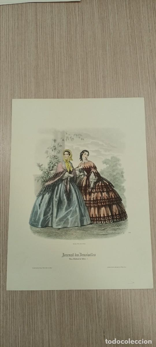 Arte: Dos litograf&iacute;as de Damas Parisinas - Foto 2