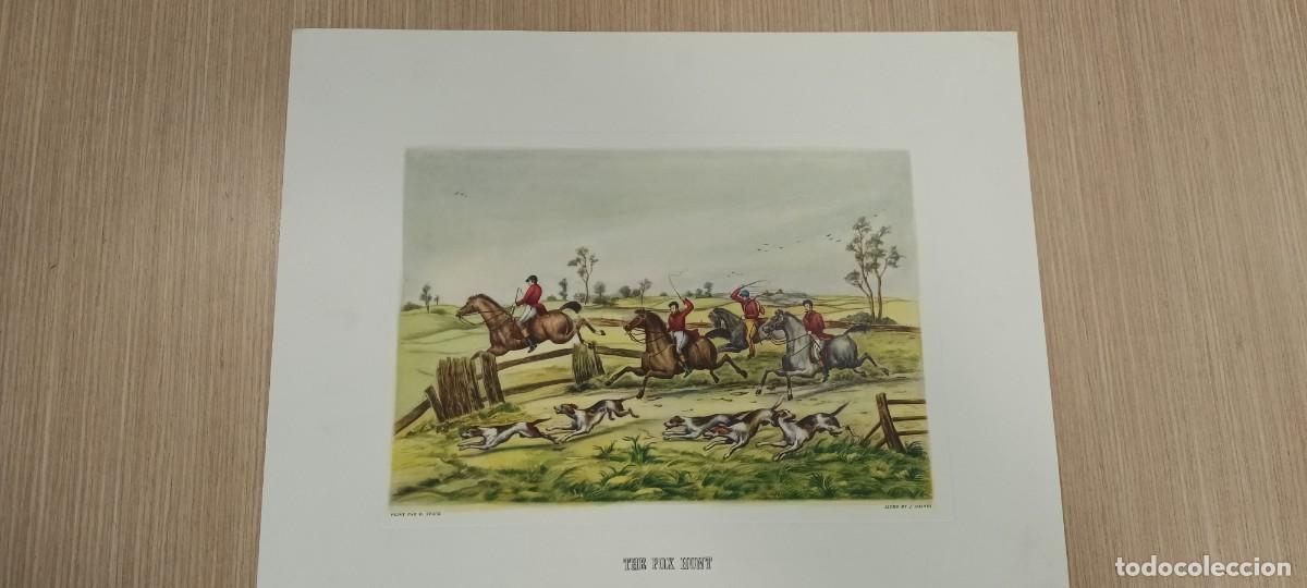 Arte: Dos litograf&iacute;as de monter&iacute;a inglesa - Foto 2