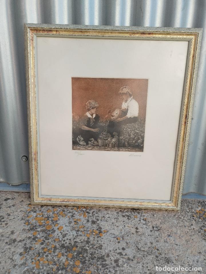 Art: albarauz &rdquo;ni&ntilde;os&rdquo; Firmado 272/400