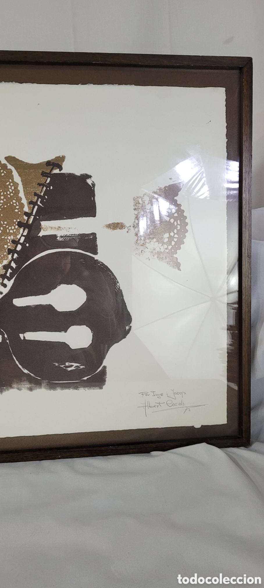 Arte: Litografia Abstracta de Albert Casals - Foto 8