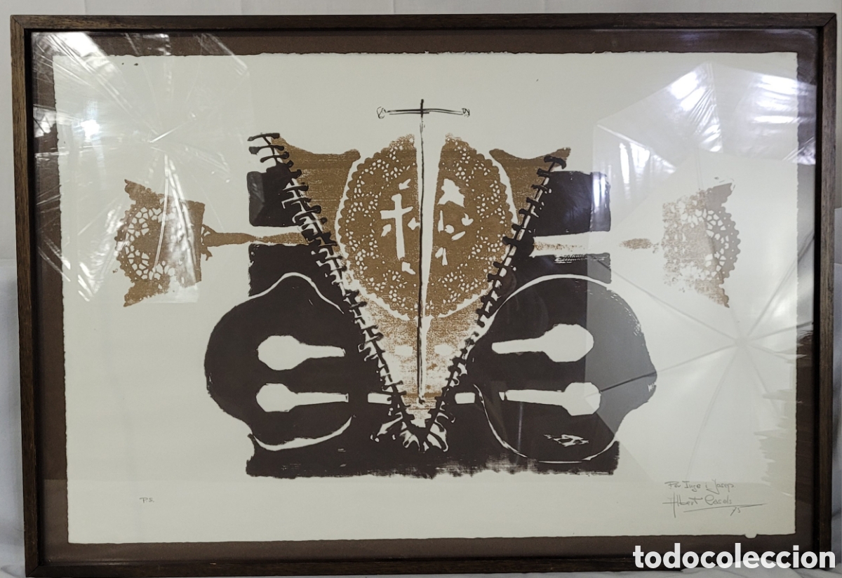 Arte: Litografia Abstracta de Albert Casals - Foto 1
