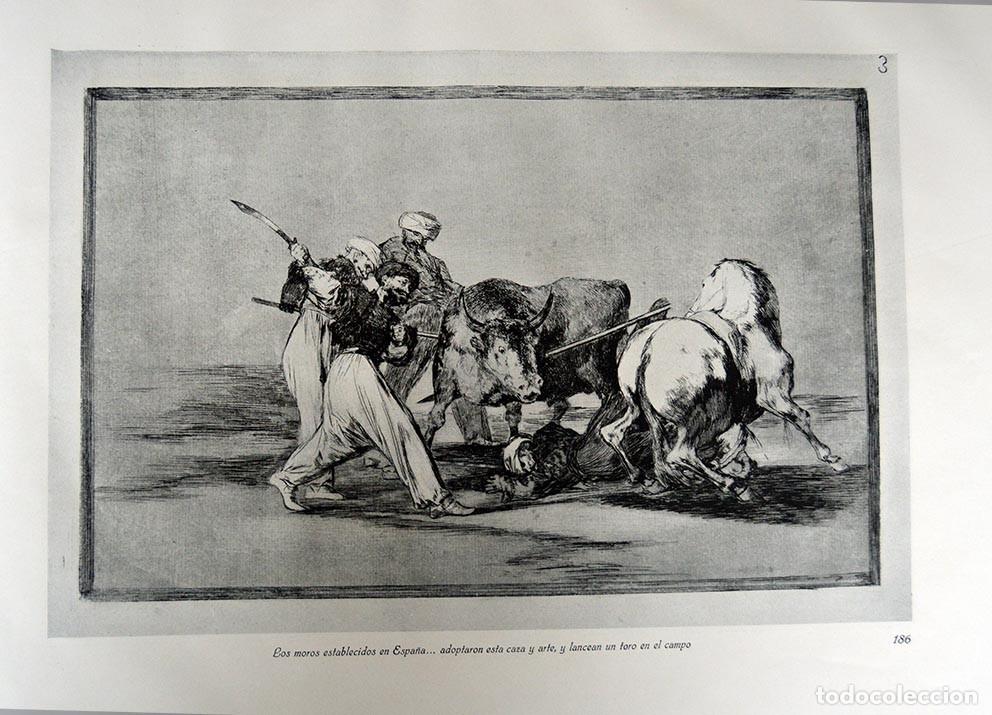 Arte: GOYA - Grabados y litografias. 40 x 50 cm. Edici&oacute;n de 1928