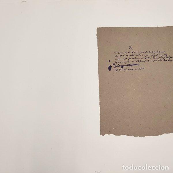 Arte: Litografia y collage de Antoni Tapies - Foto 1