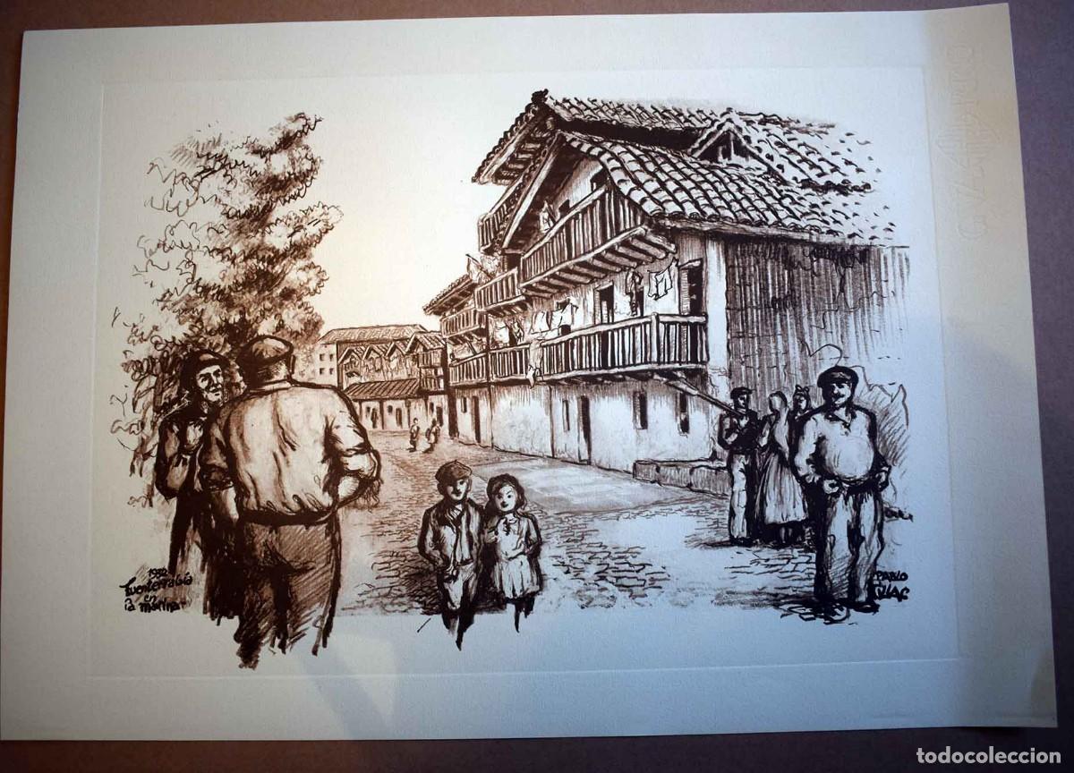 Arte: PABLO TILLAC - Litografia sobre papel gvarro. 50 x 35 cm