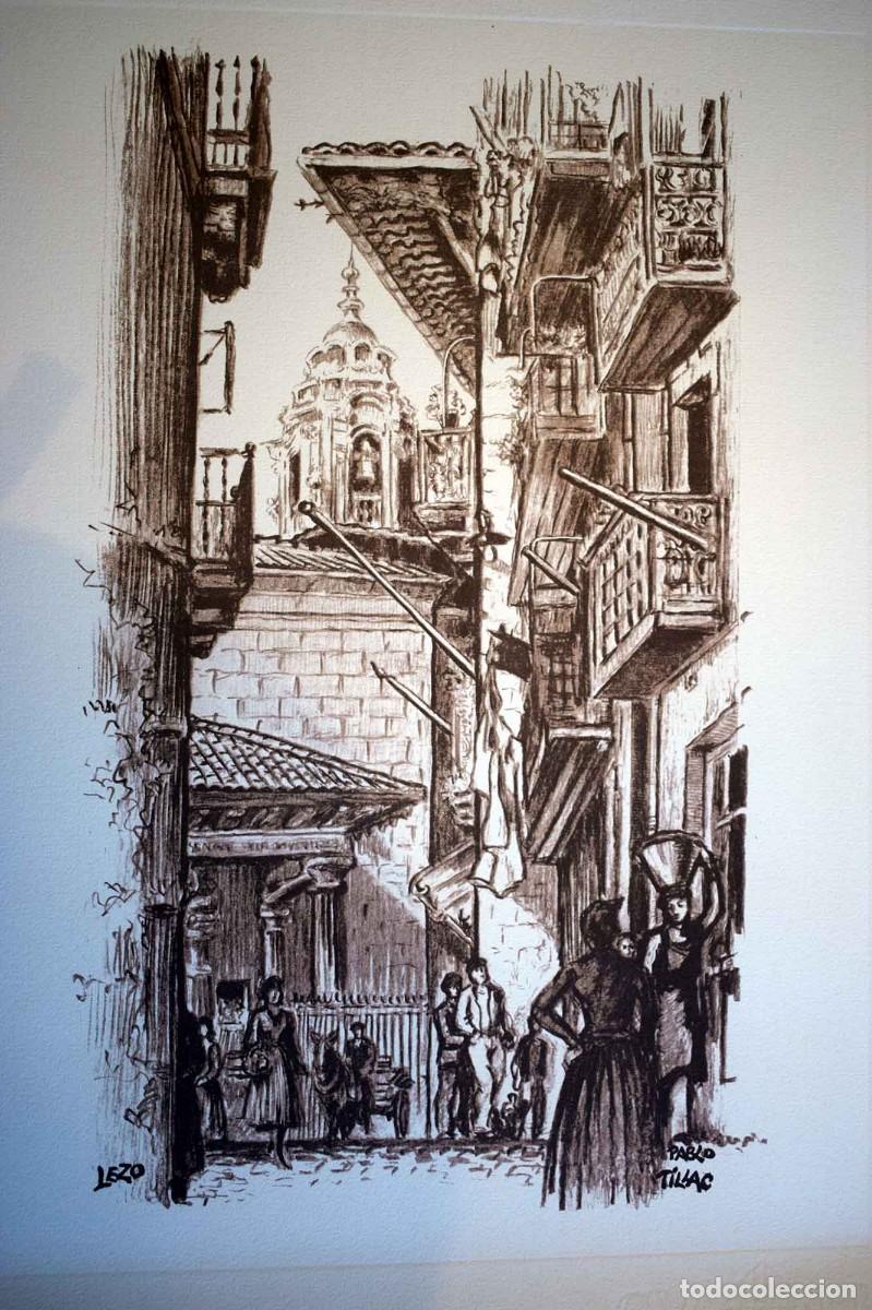 Arte: PABLO TILLAC - Litografia sobre papel gvarro. 50 x 35 cm