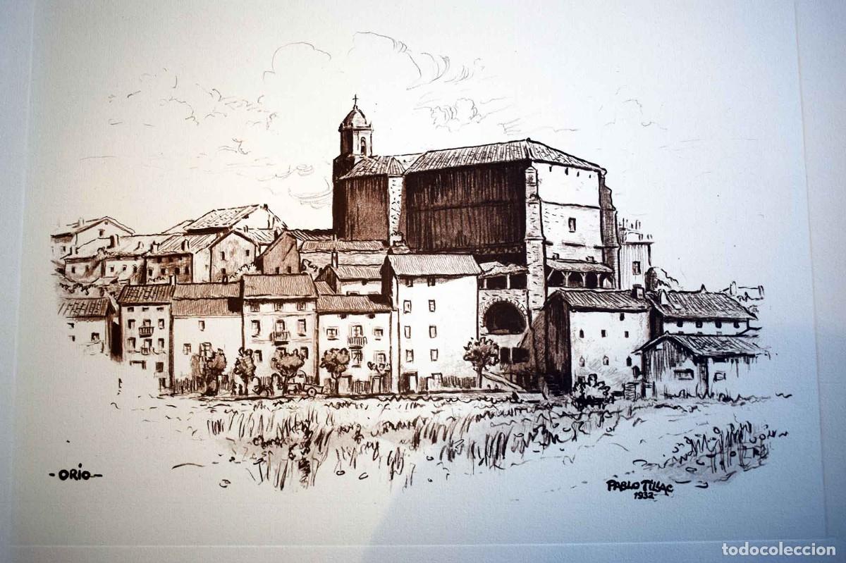 Arte: PABLO TILLAC - Litografia sobre papel gvarro. 50 x 35 cm