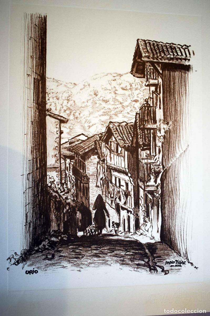 Arte: PABLO TILLAC - Litografia sobre papel gvarro. 50 x 35 cm