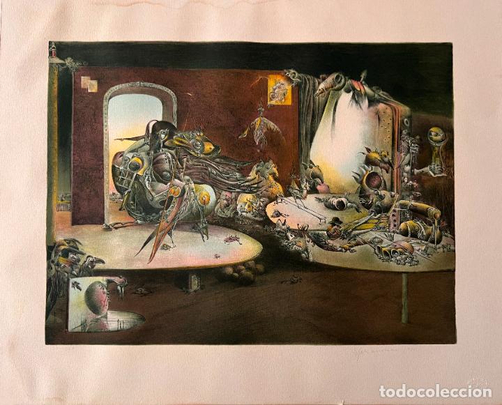 Arte: Sven Erik Johansson , Sweden 1925 2020 , litograf&iacute;a firmada de 1980